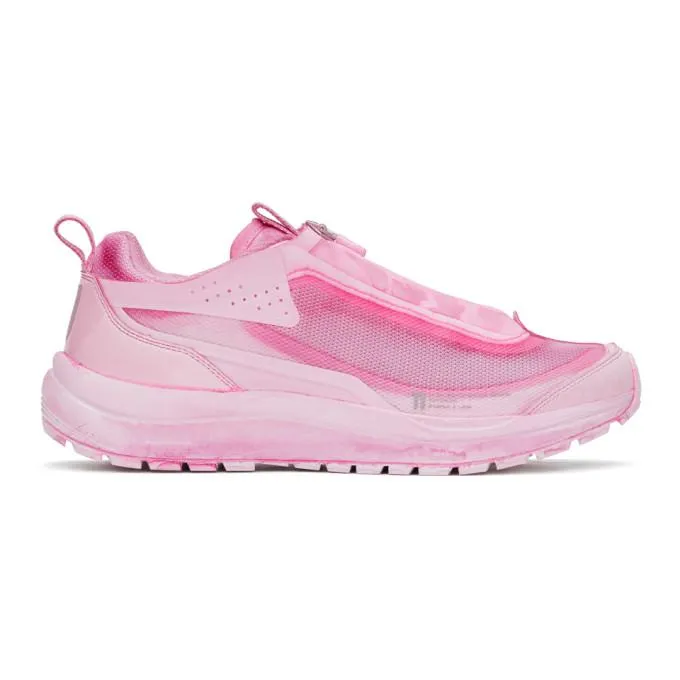 11 by Boris Bidjan Saberi Pink Salomon Edition Bamba 2 Low-Top Sneakers
