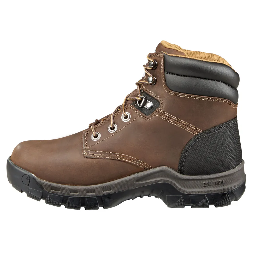 6-INCH RUGGED FLEX NON-SAFETY TOE BOOT - BRN-Brown Oil Tanned | Carhartt CMF6066