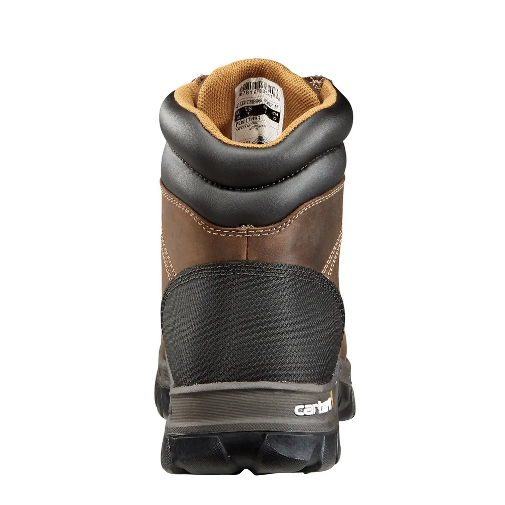 6-INCH RUGGED FLEX NON-SAFETY TOE BOOT - BRN-Brown Oil Tanned | Carhartt CMF6066