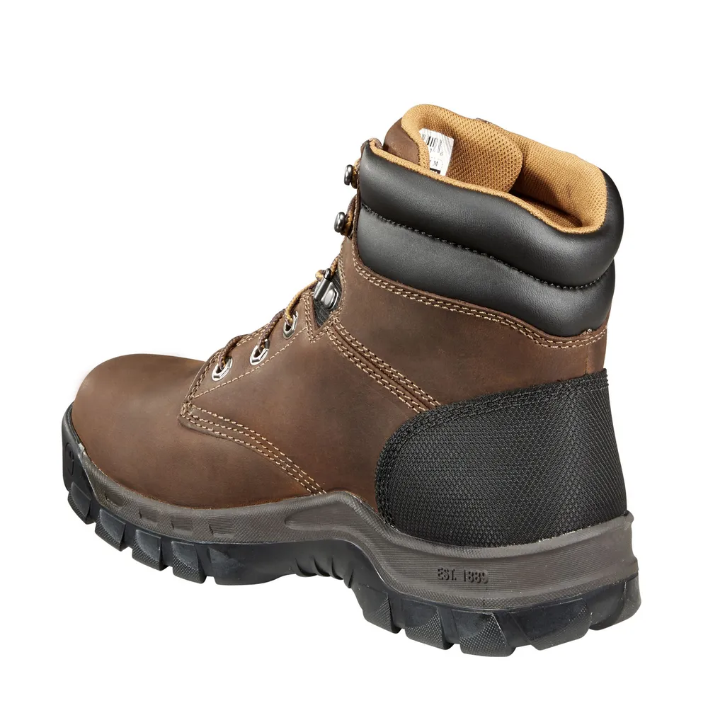 6-INCH RUGGED FLEX NON-SAFETY TOE BOOT - BRN-Brown Oil Tanned | Carhartt CMF6066