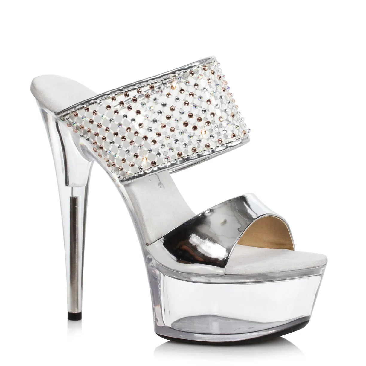 609-AILEEN 6" Stiletto Rhinestone Booties