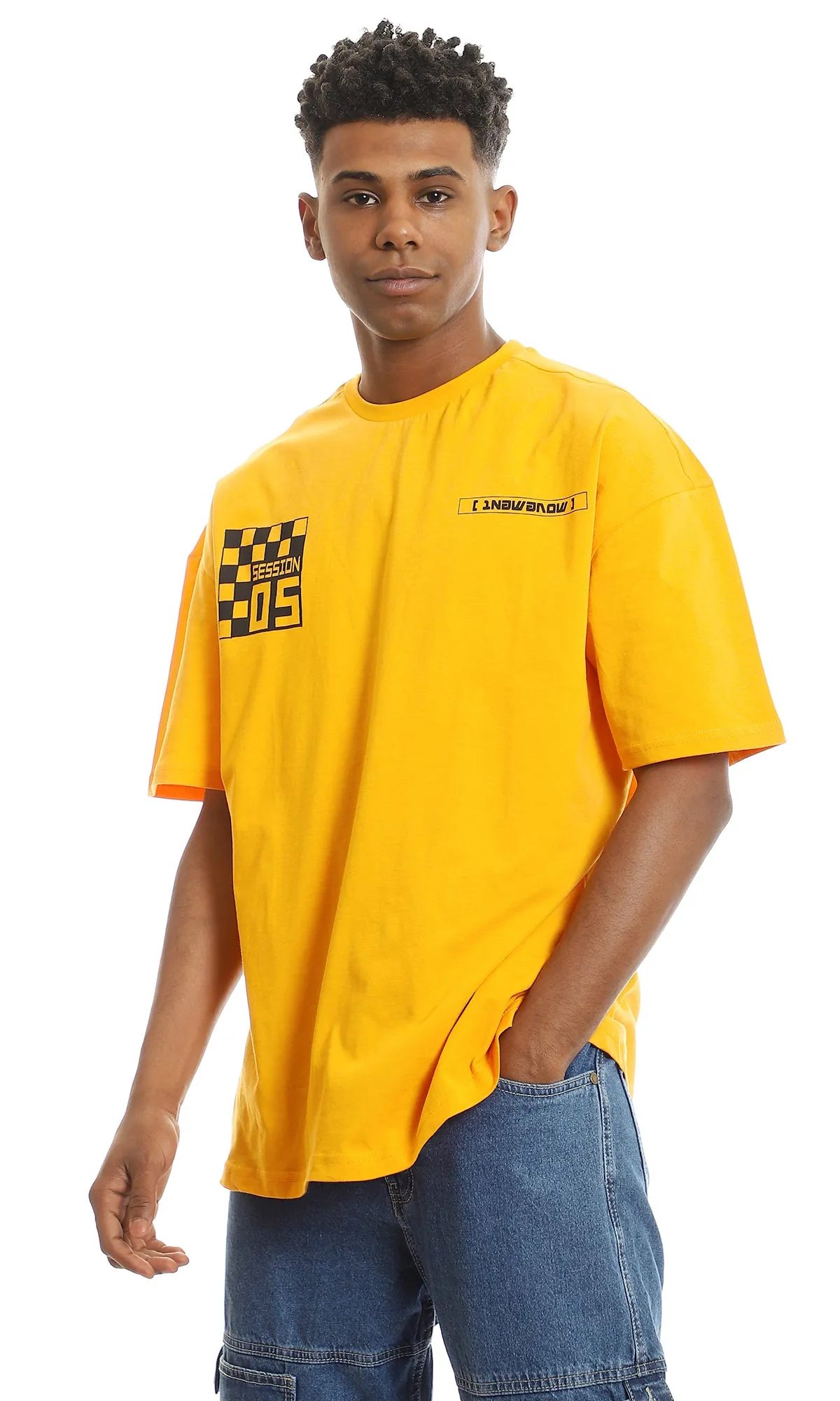 97428 Round Neck Slip On Cotton T-Shirt - Mango