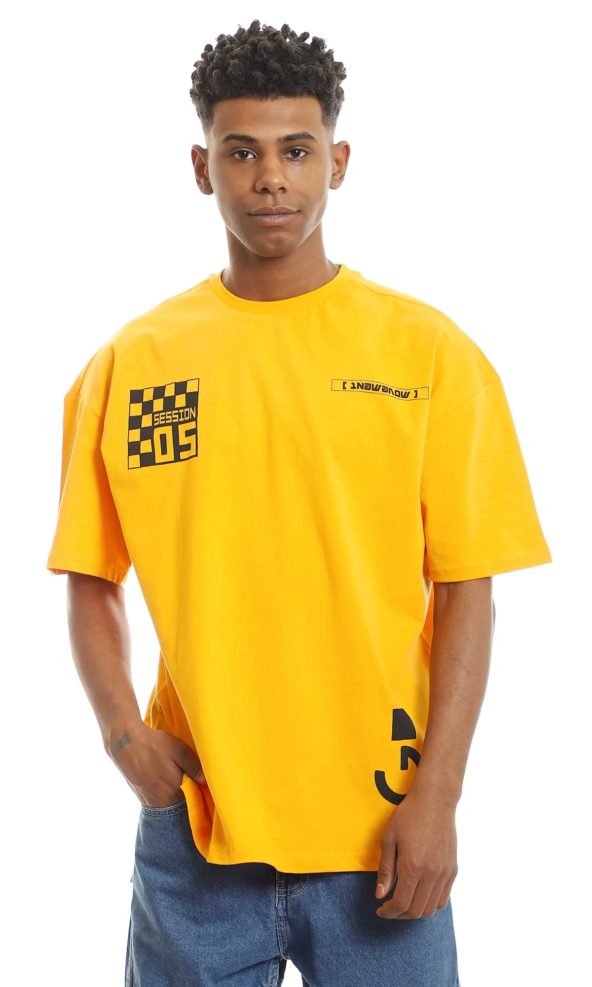 97428 Round Neck Slip On Cotton T-Shirt - Mango