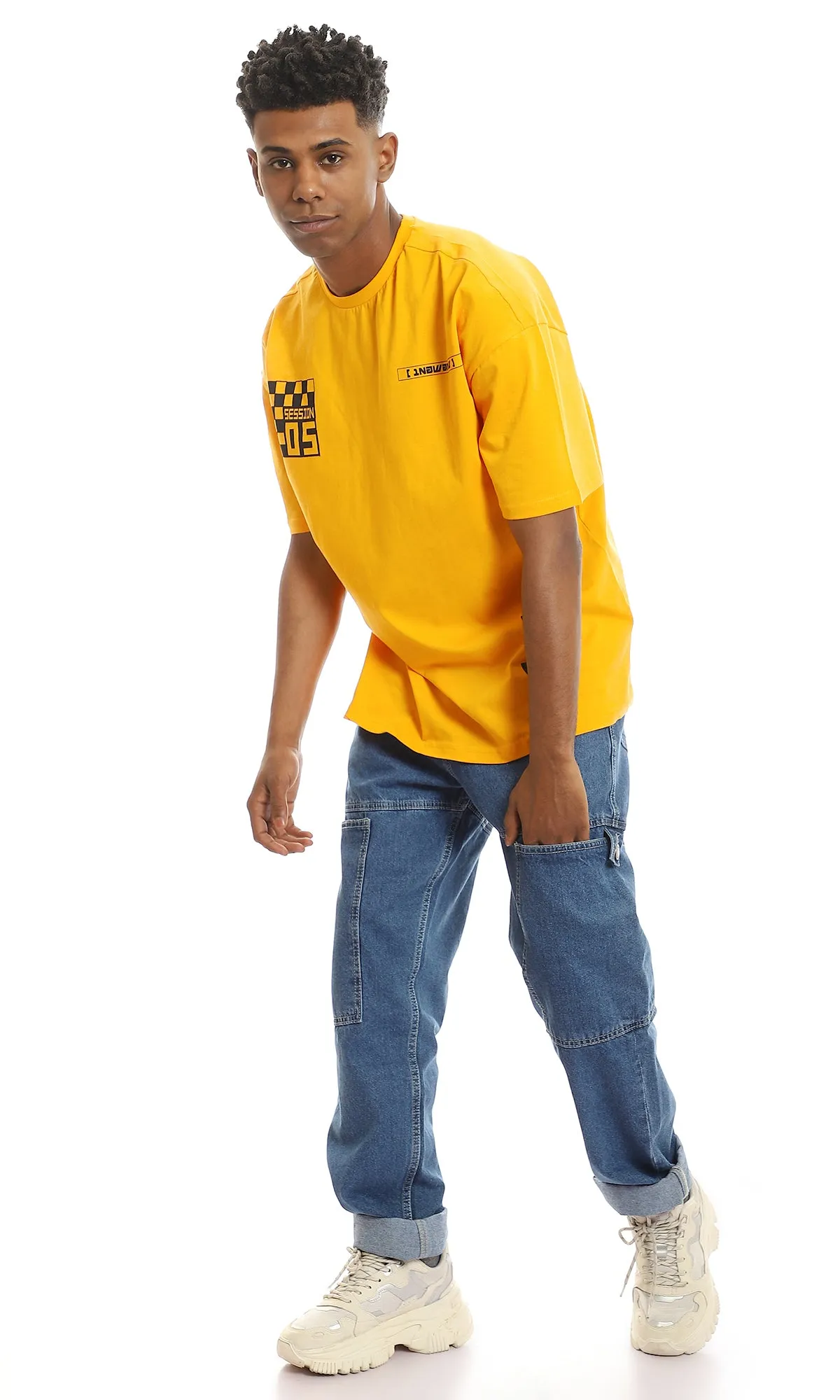97428 Round Neck Slip On Cotton T-Shirt - Mango