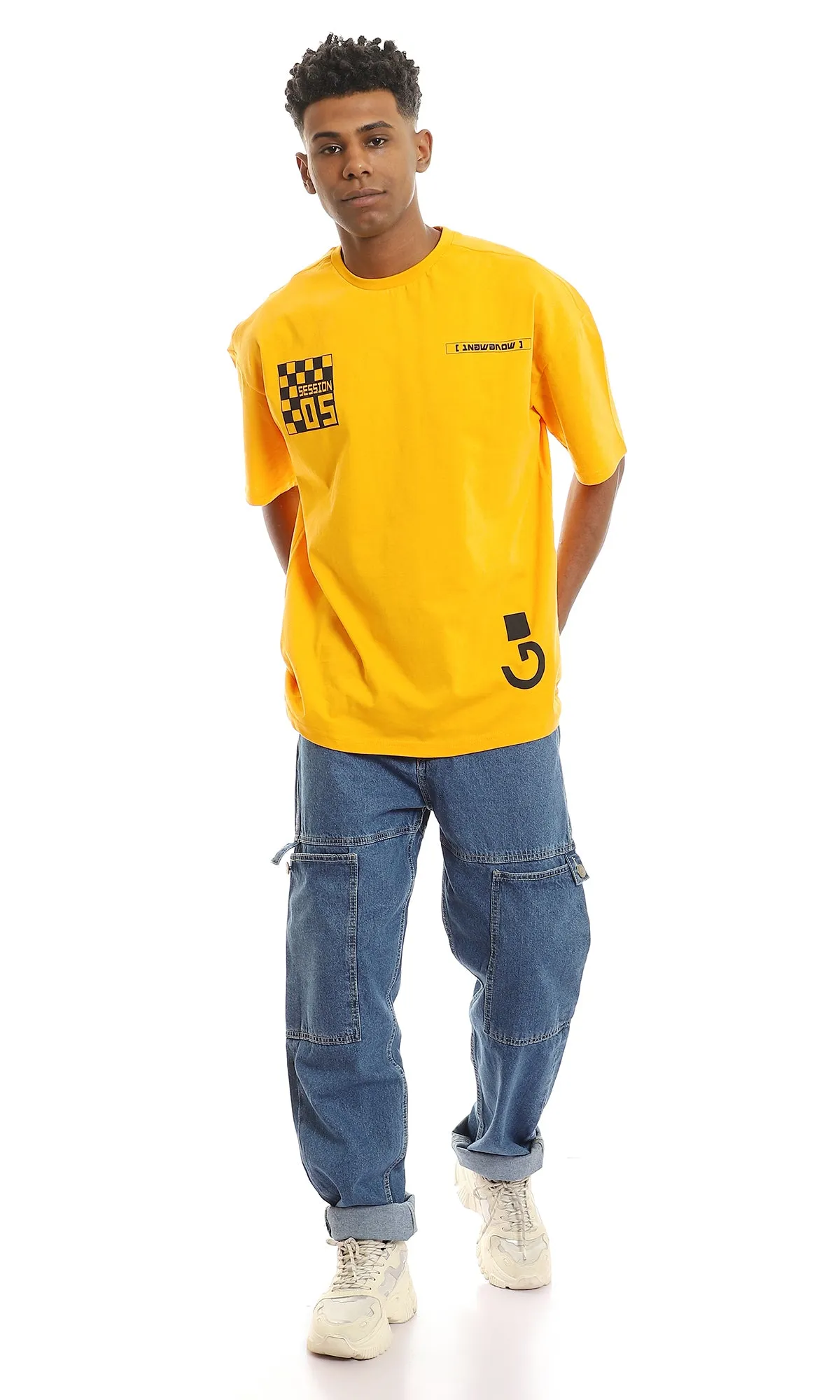 97428 Round Neck Slip On Cotton T-Shirt - Mango