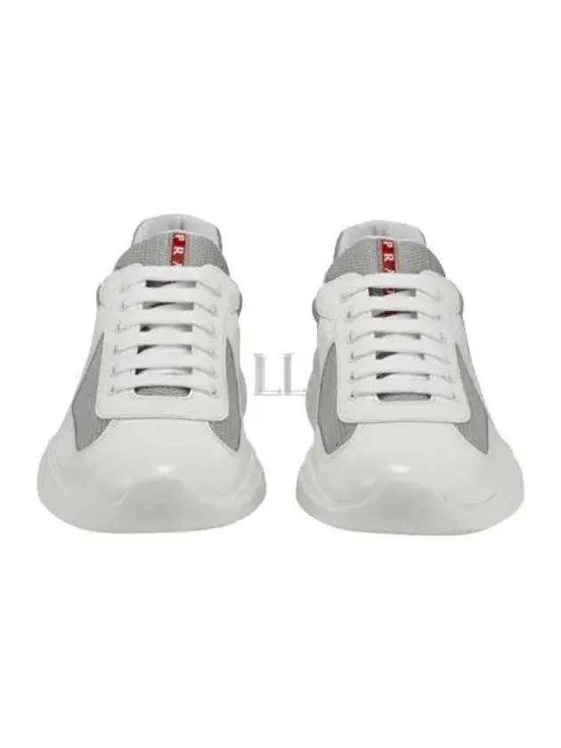 America's Cup Low Top Sneakers Silver White