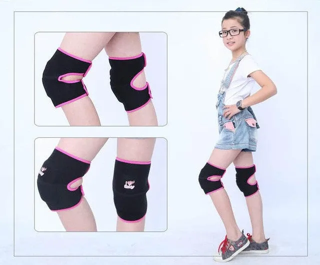 AOLIKES 1 Pair Kids Sports Kneepads Crawling Safety Children Dance Knee Support Football Basketball Volleyball Knee Pads