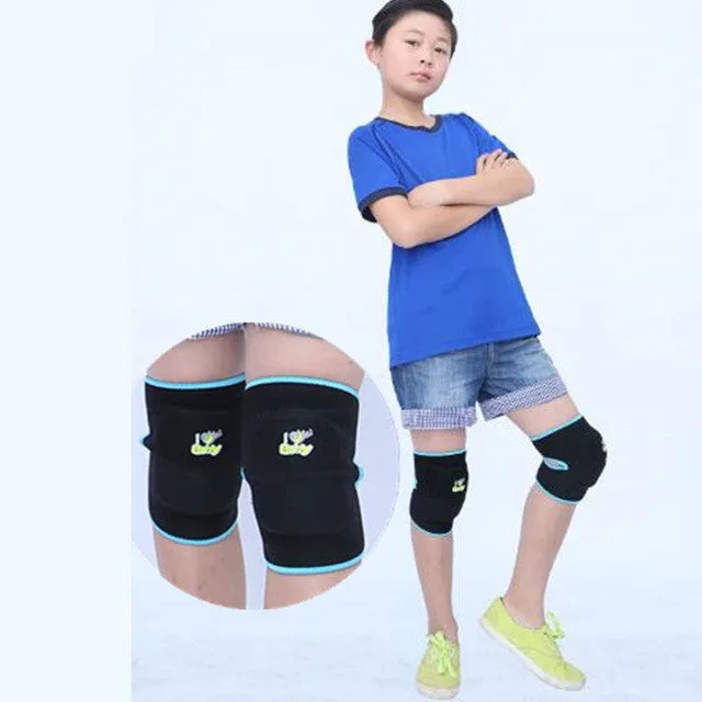 AOLIKES 1 Pair Kids Sports Kneepads Crawling Safety Children Dance Knee Support Football Basketball Volleyball Knee Pads