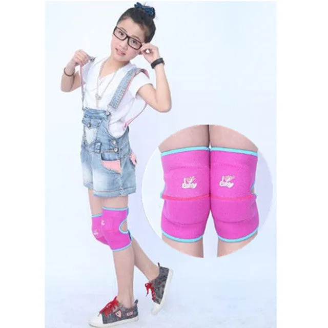 AOLIKES 1 Pair Kids Sports Kneepads Crawling Safety Children Dance Knee Support Football Basketball Volleyball Knee Pads