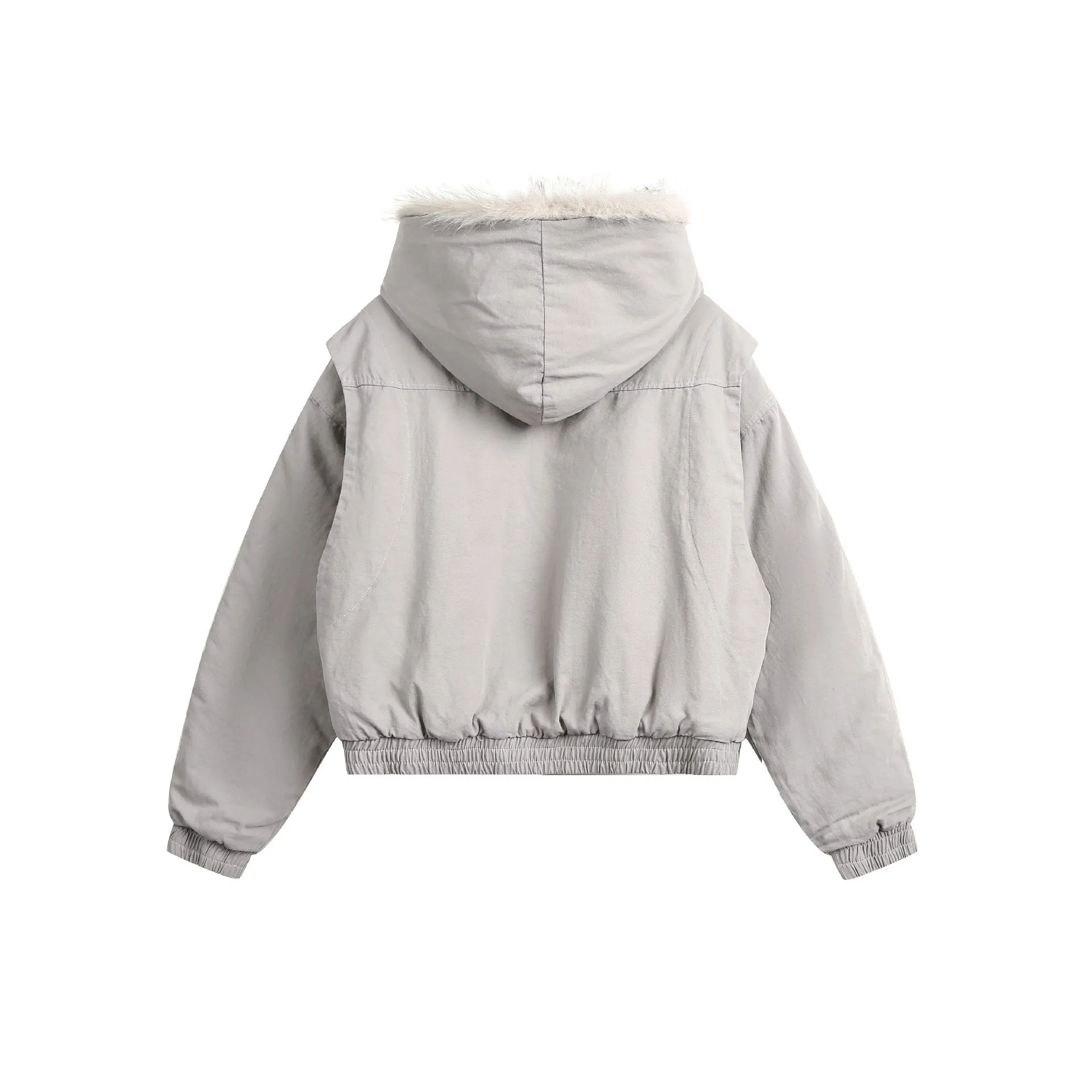 Arctic Luxe | Fur-Lined Hoodie Jacket