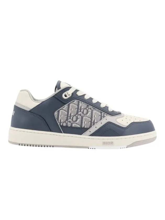 B27 Smooth Calfskin Low Top Sneakers Blue