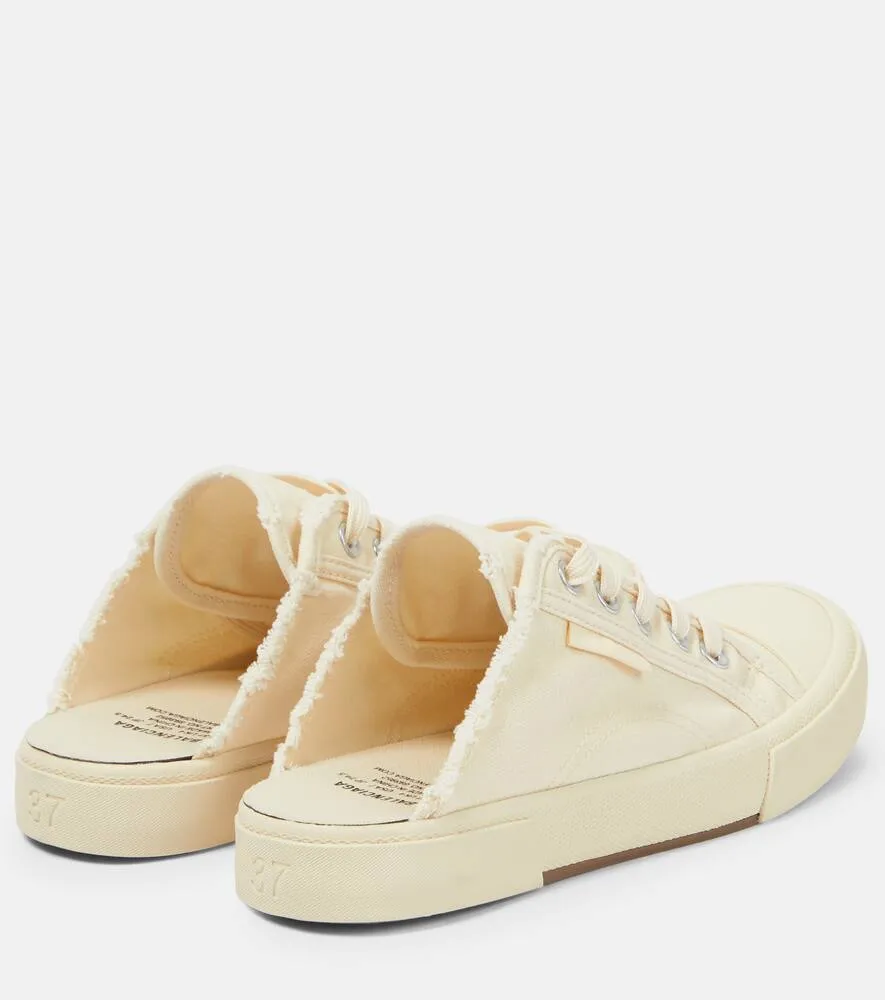 Balenciaga Paris distressed open-back sneakers