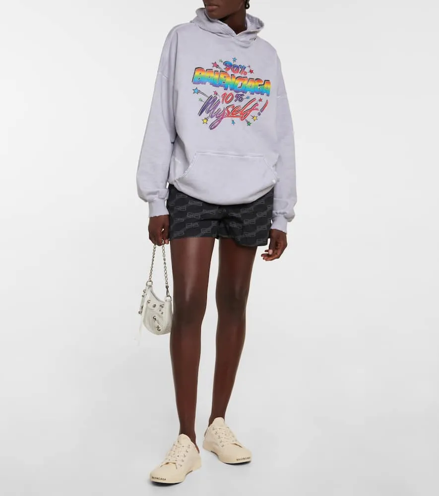 Balenciaga Paris distressed open-back sneakers