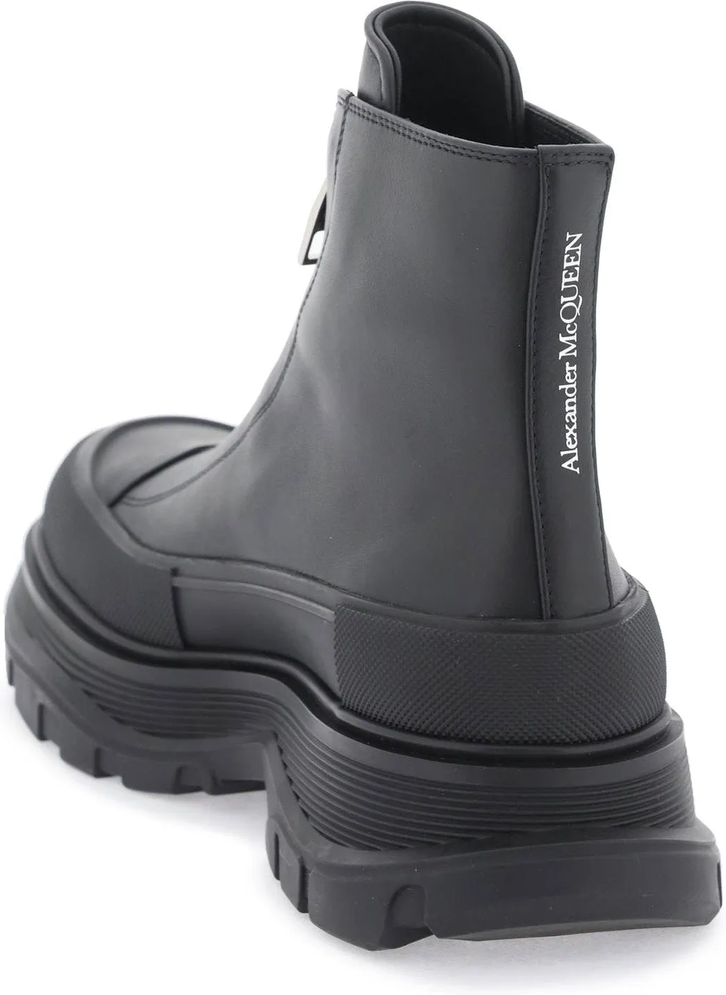 BLACK ZIP TREAD SLICK BOOT