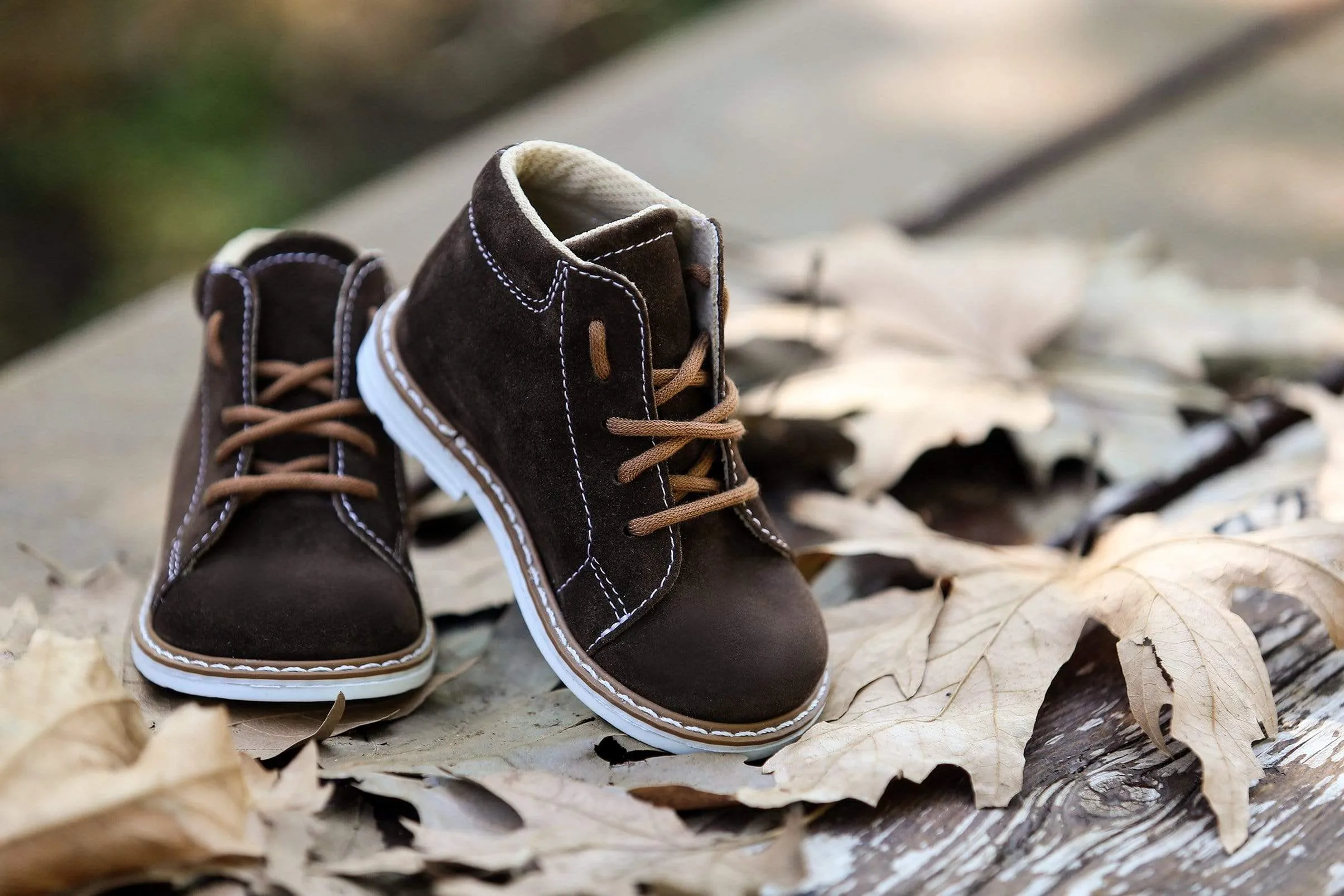 Boys' Brown Booties Baptsim / Christening Shoes