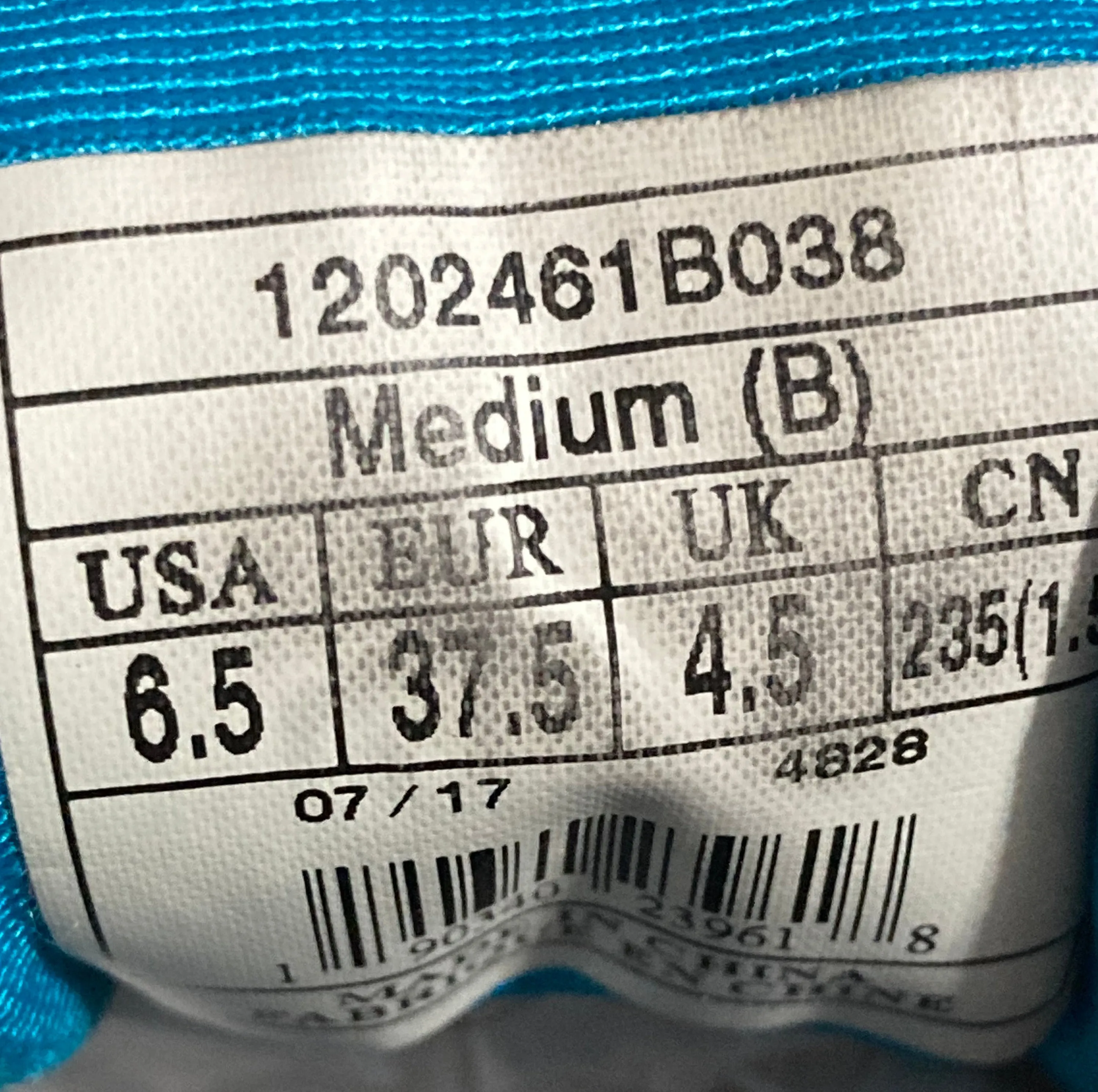 BROOKS GHOST 10 Women Size 6.5B Athletic Running Shoes Sneakers Gray & Blue 1202461B038
