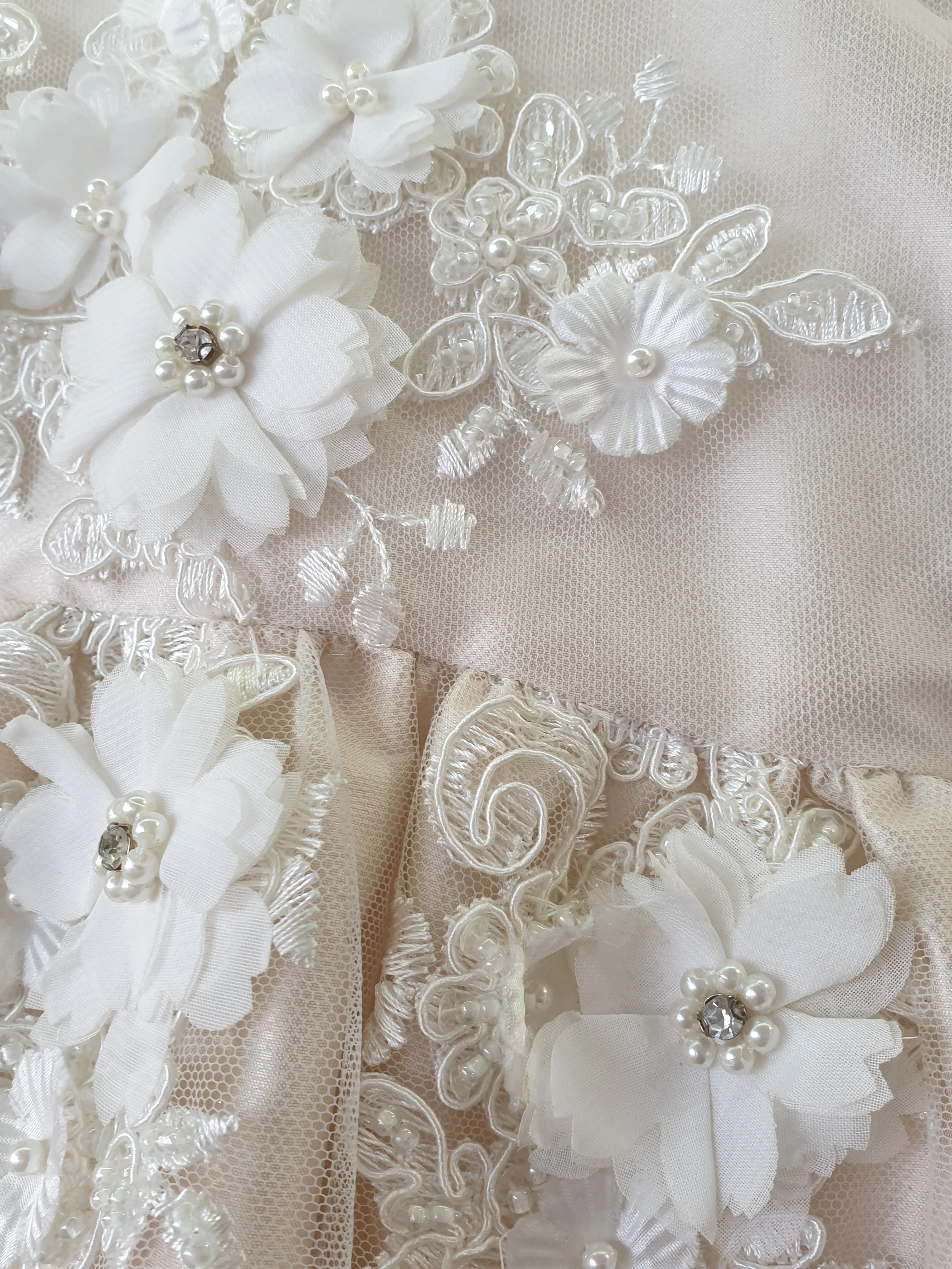 Christening Dress - Florence Blush