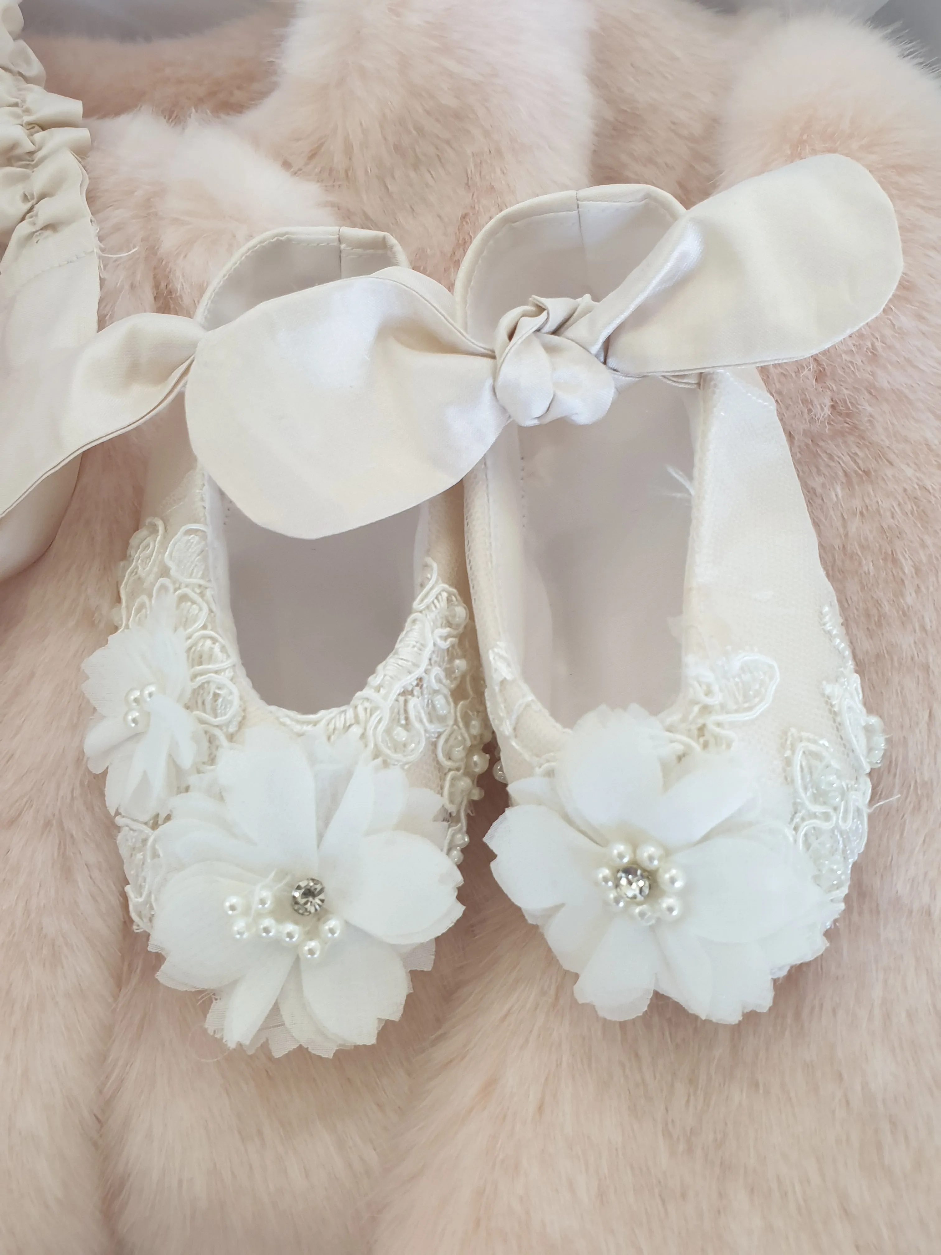 Christening Dress - Florence Blush