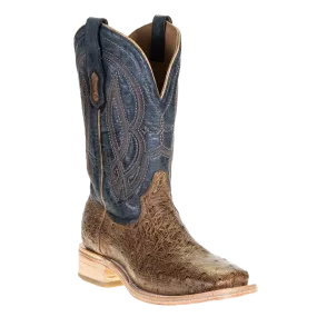 Corral Men's Orix & Blue  Embroidered Square Toe Boots A4052