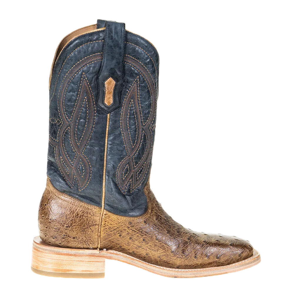 Corral Men's Orix & Blue  Embroidered Square Toe Boots A4052