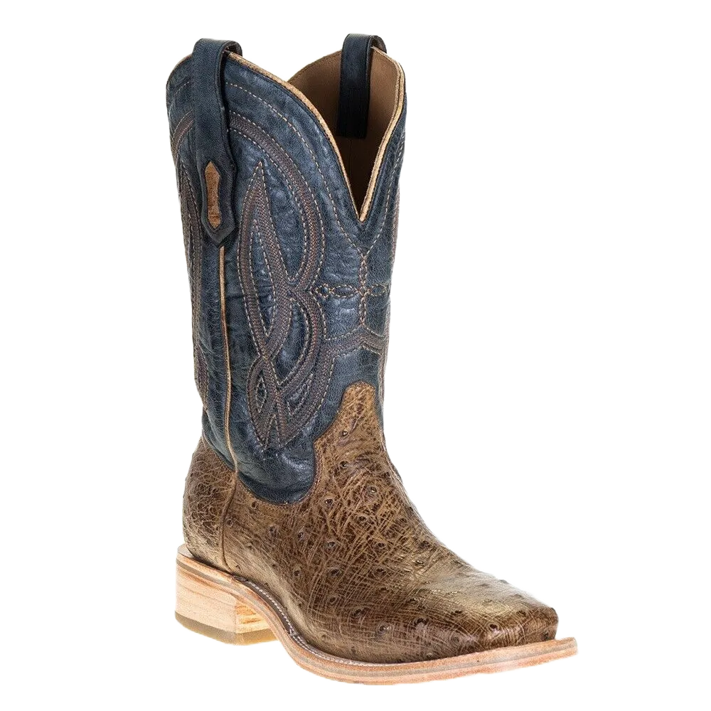 Corral Men's Orix & Blue  Embroidered Square Toe Boots A4052