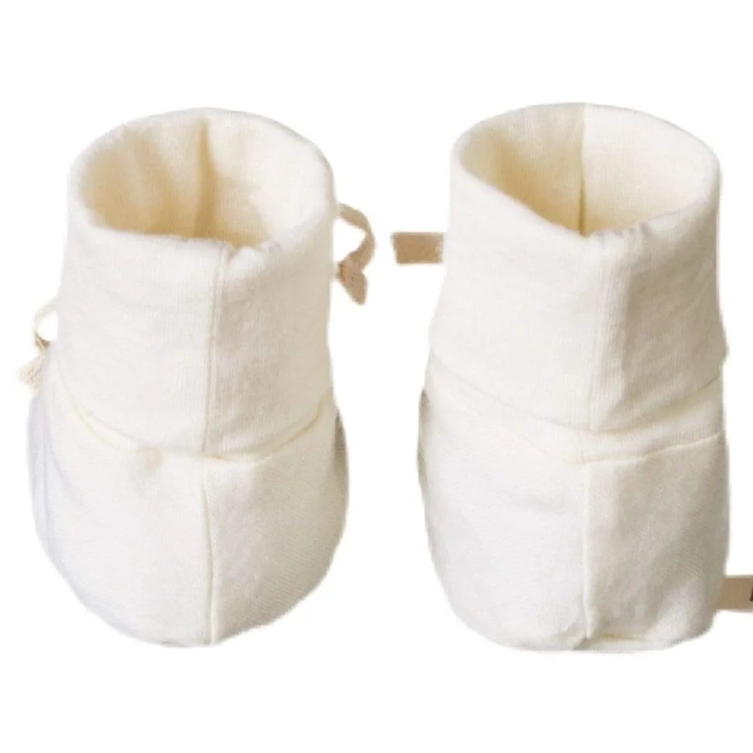 Cotton Booties - Natural