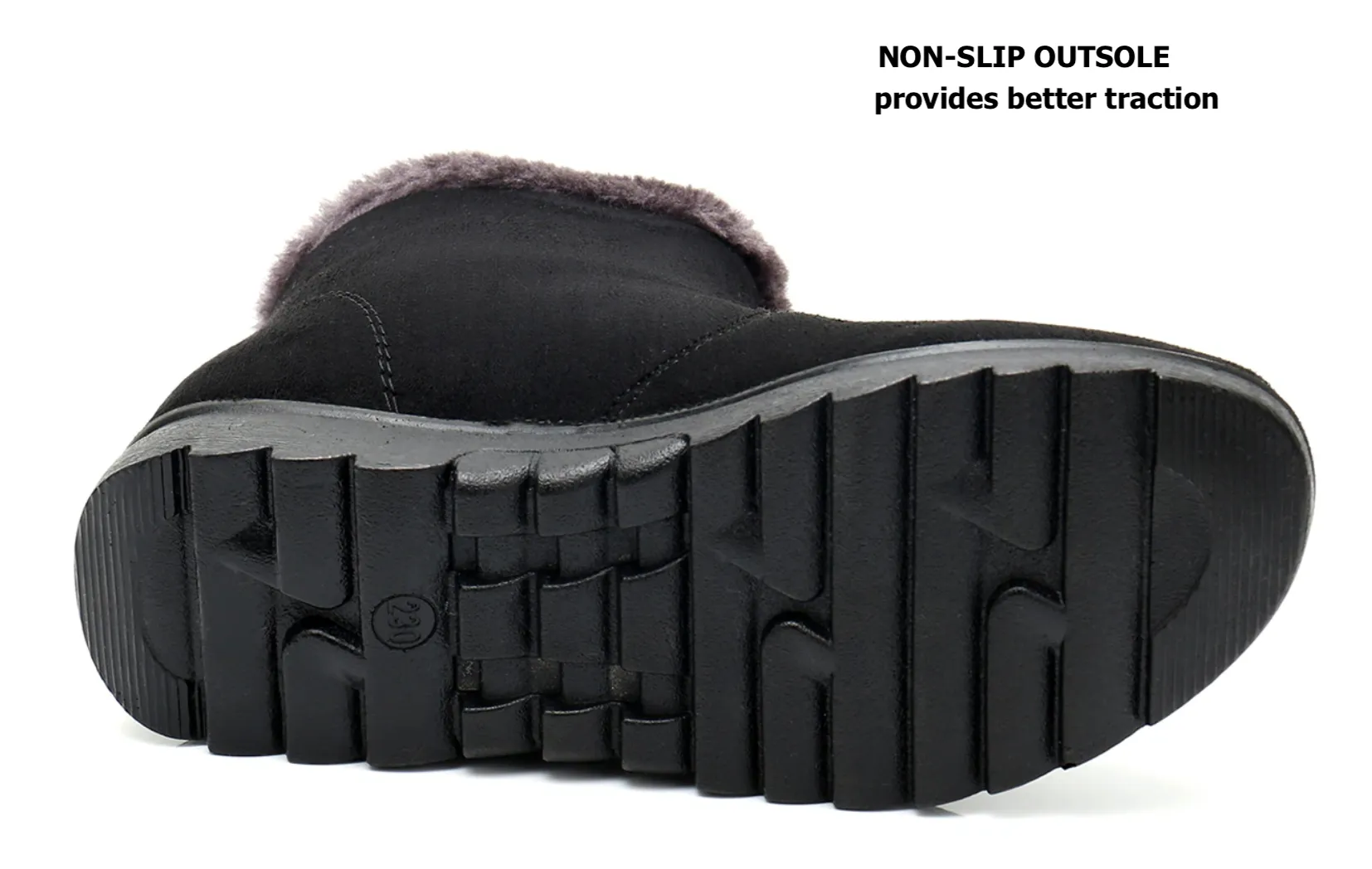 Cuzcare Orthopedic Women Boots Super Warm Fur Lined Comfortable Winter Boots