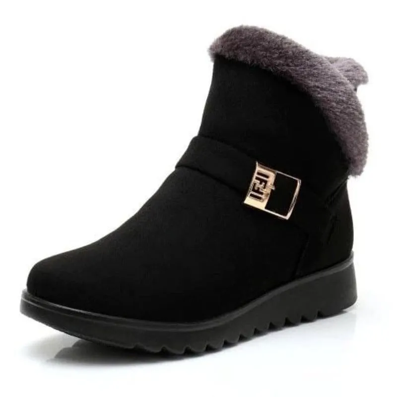 Cuzcare Orthopedic Women Boots Super Warm Fur Lined Comfortable Winter Boots