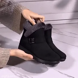 Cuzcare Orthopedic Women Boots Super Warm Fur Lined Comfortable Winter Boots