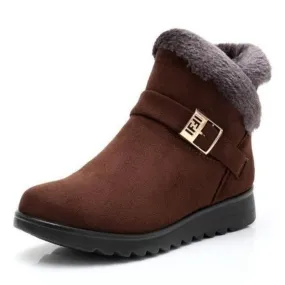 Cuzcare Orthopedic Women Boots Super Warm Fur Lined Comfortable Winter Boots