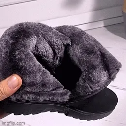 Cuzcare Orthopedic Women Boots Super Warm Fur Lined Comfortable Winter Boots