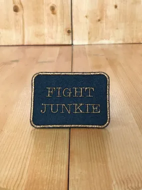 Fight Junkie Copper Square Magnetic Patch