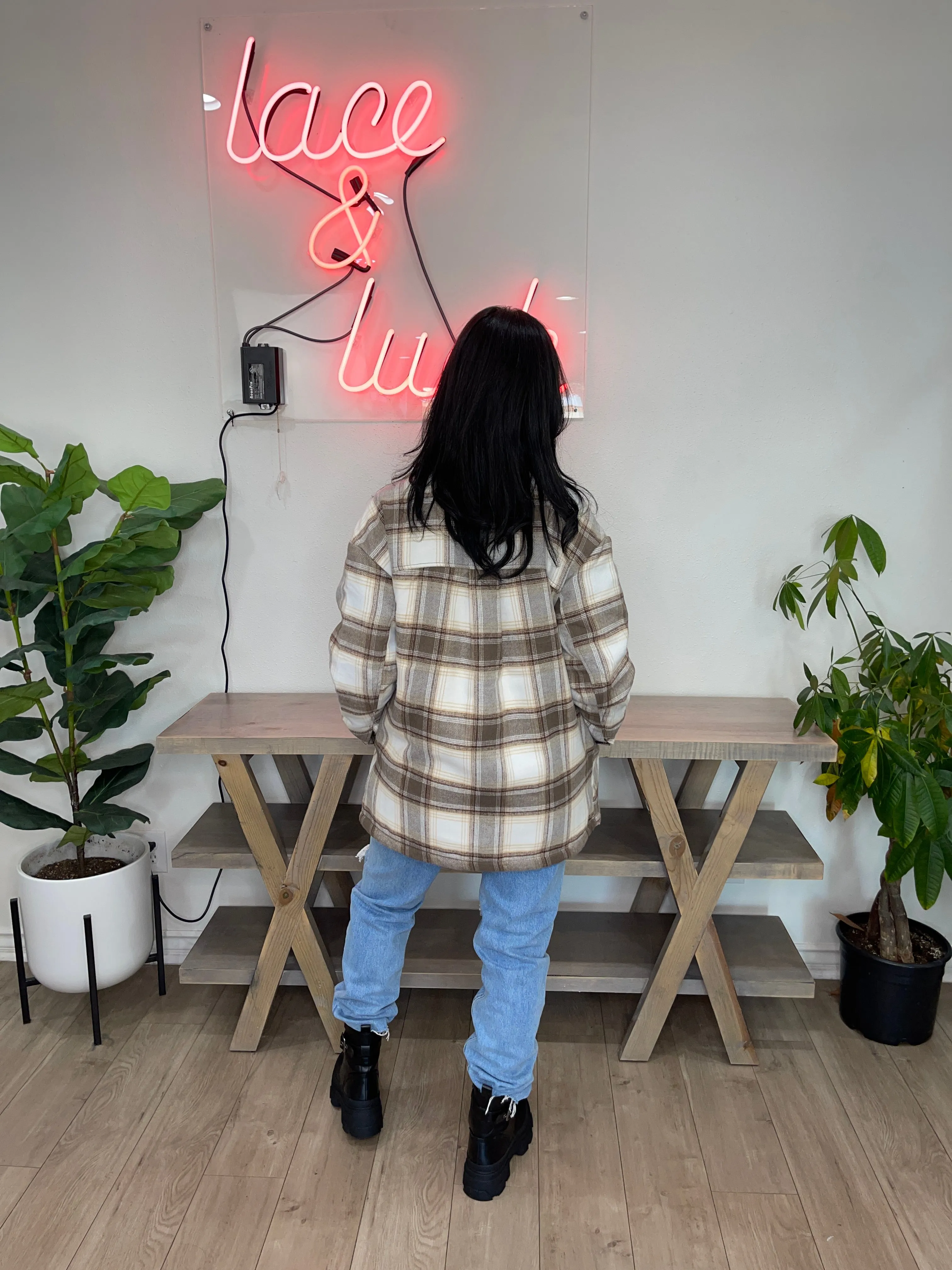 Hot Cocoa Flannel Jacket