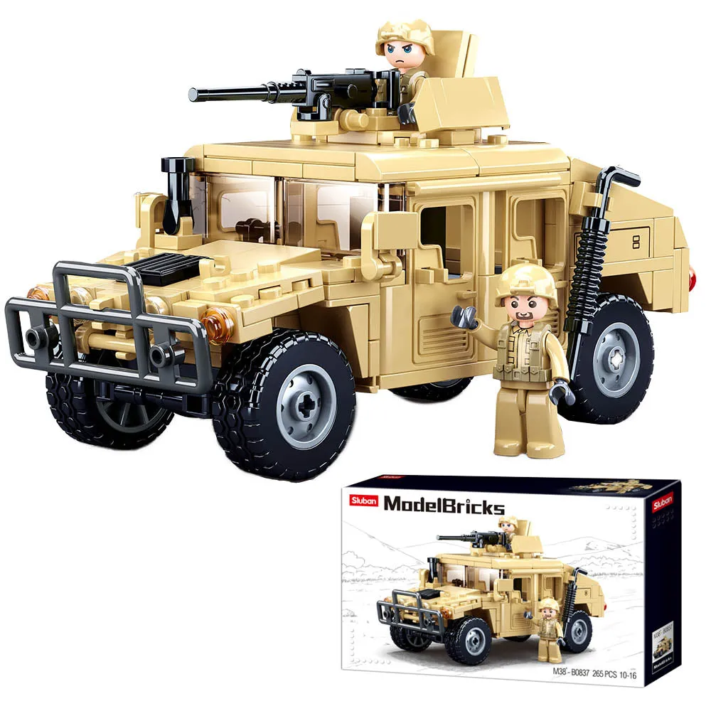 ModelBricks: Hummer H2 Assault Vehicle2 65pc