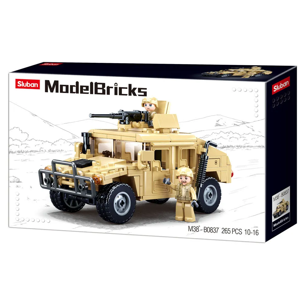 ModelBricks: Hummer H2 Assault Vehicle2 65pc