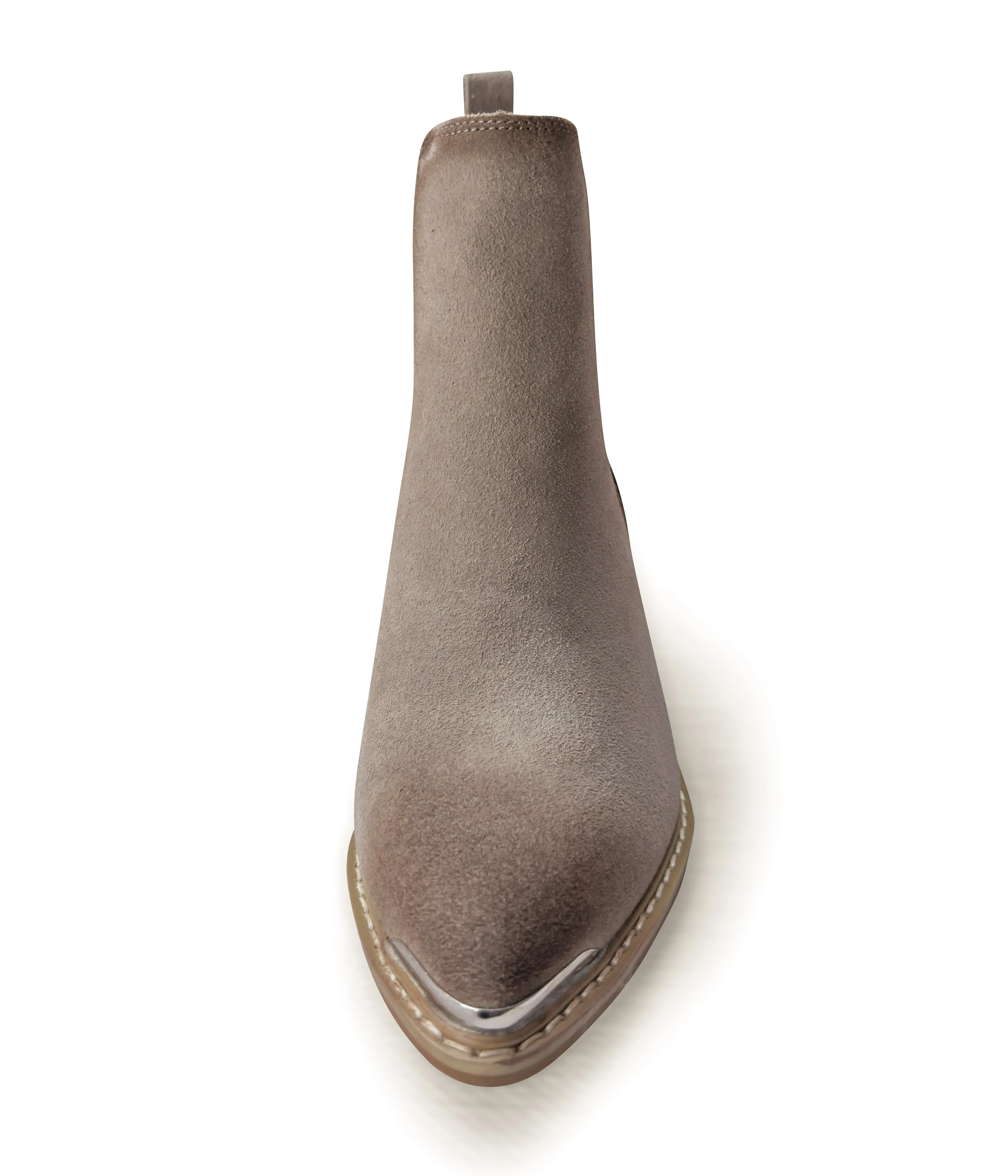 ONLINE EXCLUSIVE Wylie Suede Ankle Boot in Taupe