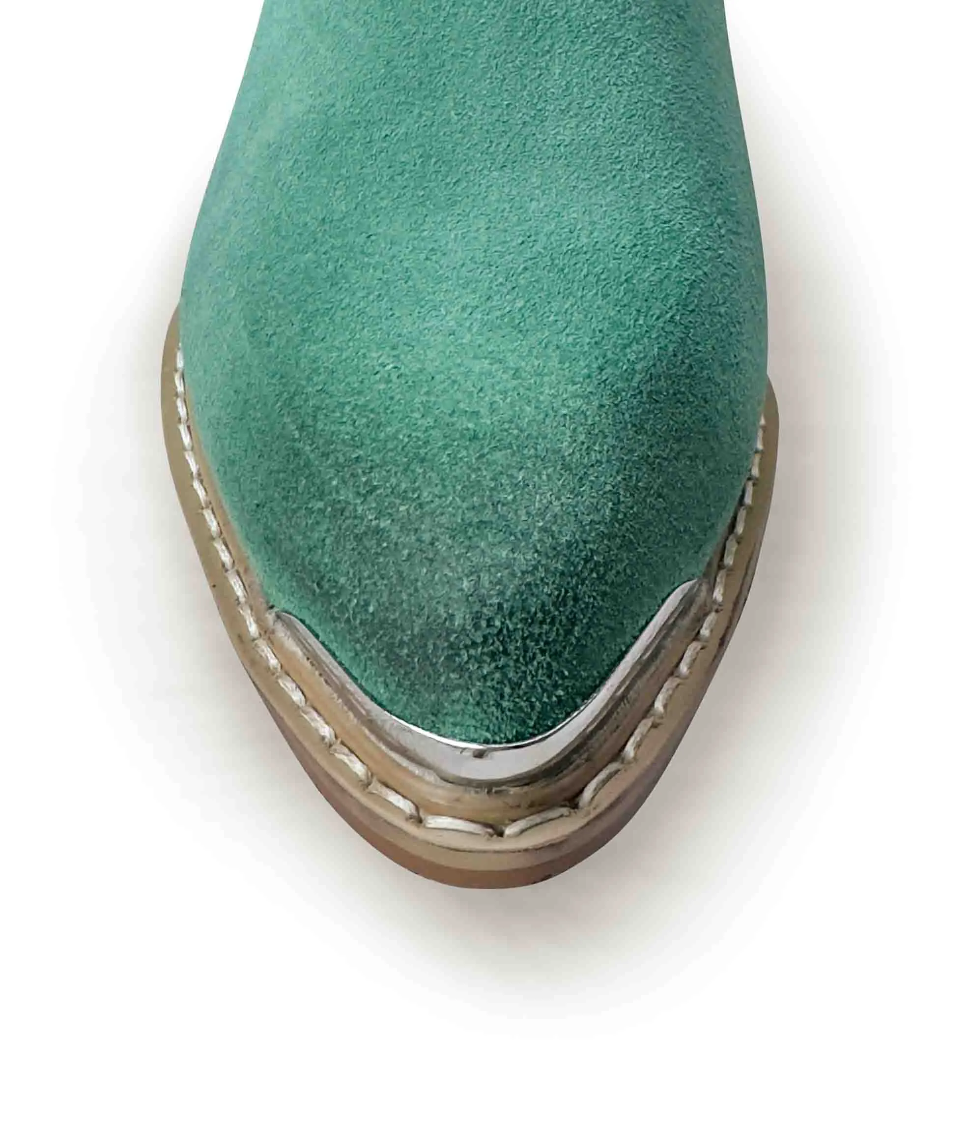 ONLINE EXCLUSIVE Wylie Suede Ankle Boot in Teal