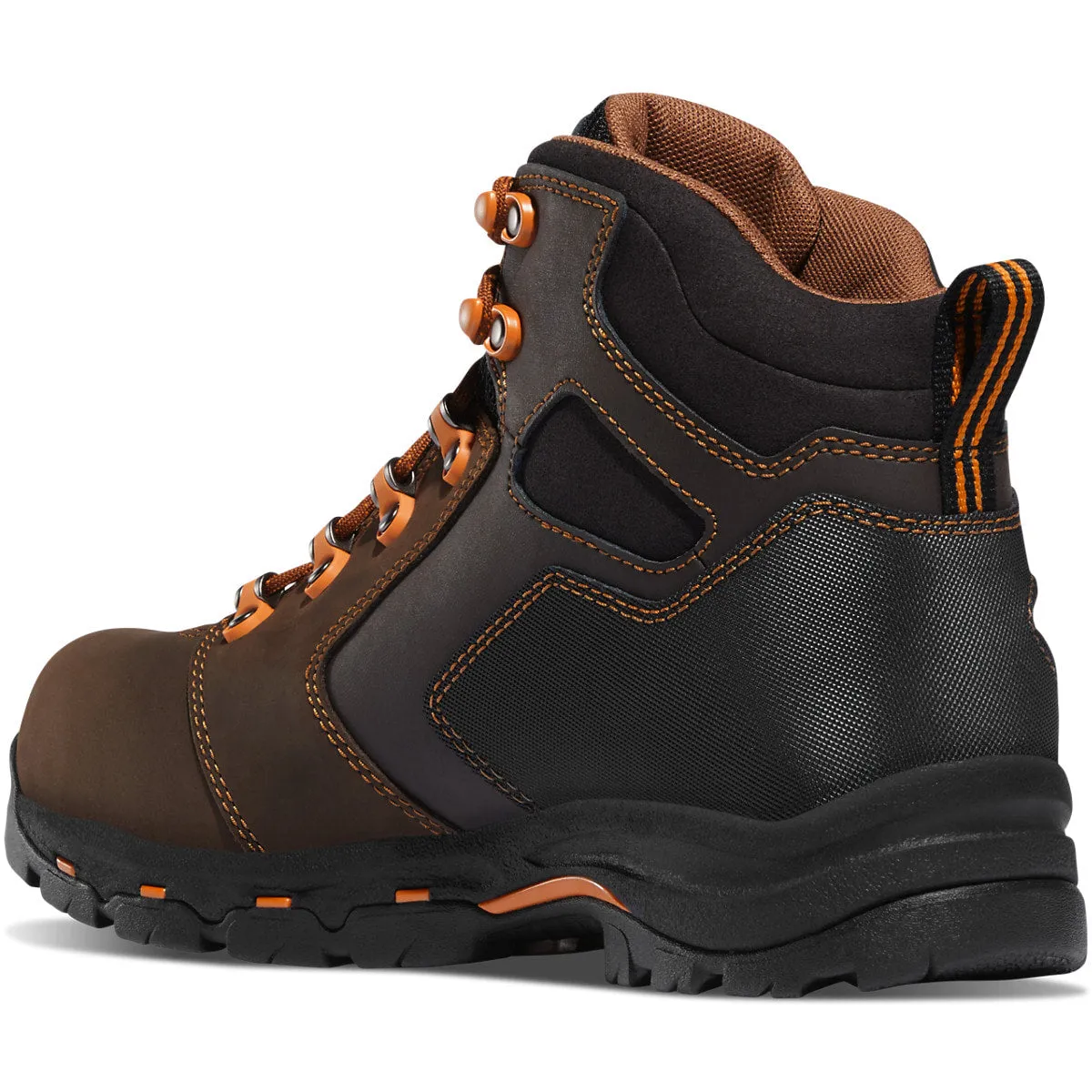 Professional Danner Vicious 4.5" Brown/Orange Waterproof Work Boots with Safety Toe