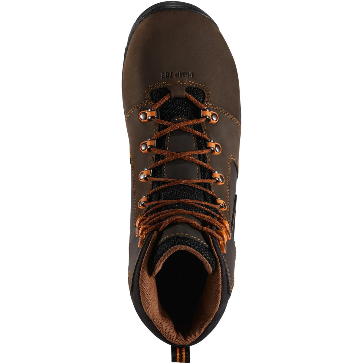 Professional Danner Vicious 4.5" Brown/Orange Waterproof Work Boots with Safety Toe