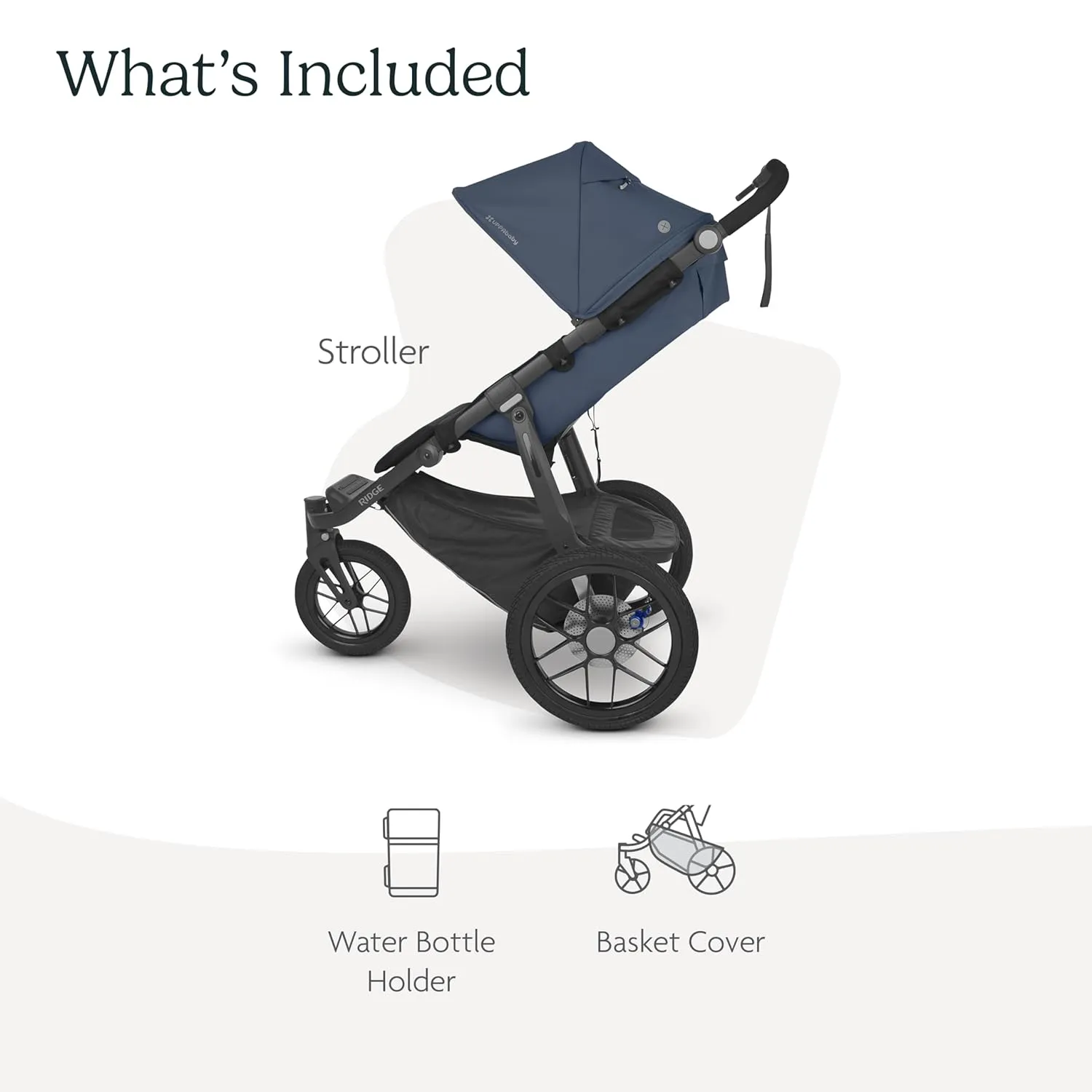 UPPAbaby RIDGE Stroller | Reggie (Slate Blue)