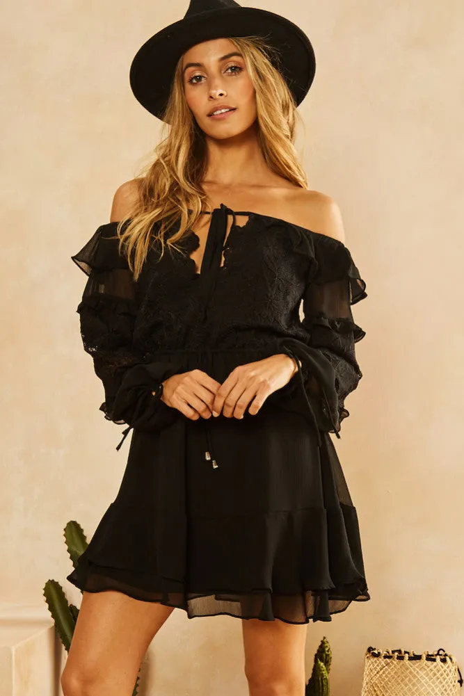 Wild Belle Dress Black