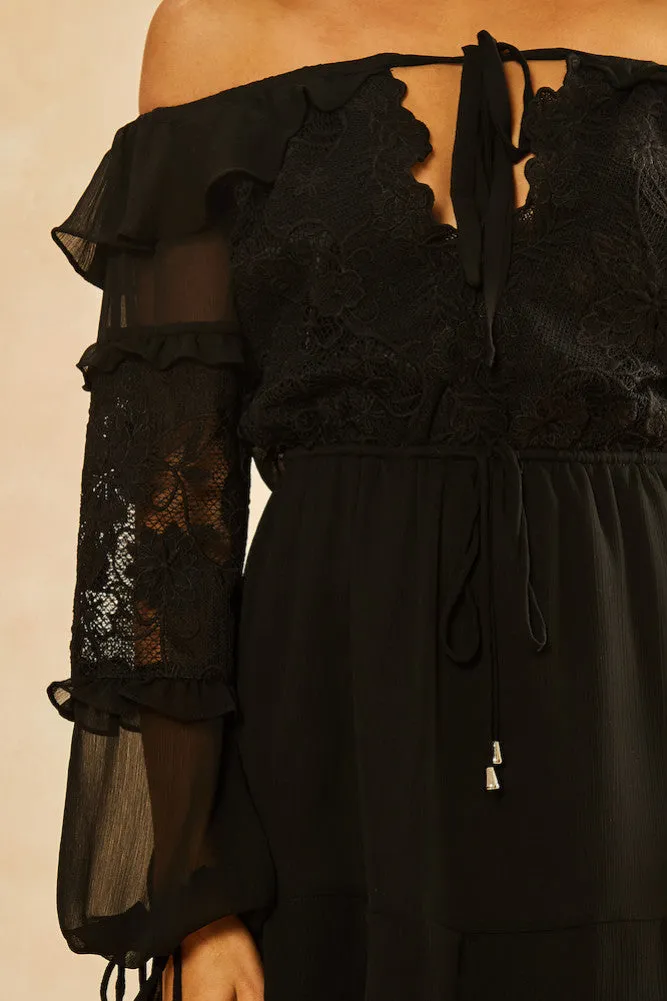 Wild Belle Dress Black